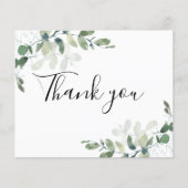 BUDGET Eucalyptus Retirement Partys Danke (Vorderseite)