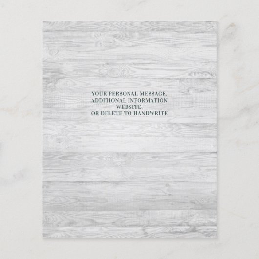 Budget Eukalyptus 3 Foto Hochzeit speichern Datum (Rückseite)