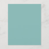 Budget Eukalyptus Branch Blue Save the Date (Rückseite)