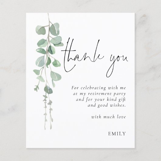 Budget Eukalyptus Foto Pensionskasse Party Vielen (Vorderseite)