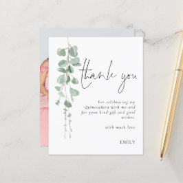 Budget Eukalyptus Foto Quinceañera Vielen Dank