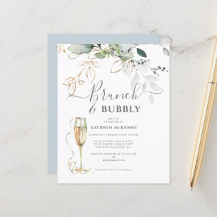 Budget Eukalyptus Gold Staub Blau Brautparty 