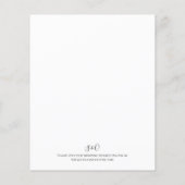 Budget Eukalyptus Greenerity Einladung Hochzeit (Rückseite)