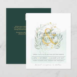 Budget Eukalyptus Greenerity Wedding QR CODE Einla