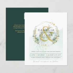 Budget Eukalyptus Greenerity Wedding QR CODE Einla
