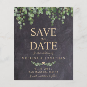 Budget Eukalyptus Greenerity Wedding Save the Date