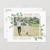 Budget Eukalyptus Greenerity Wedding Vielen Dank (Vorne/Hinten)