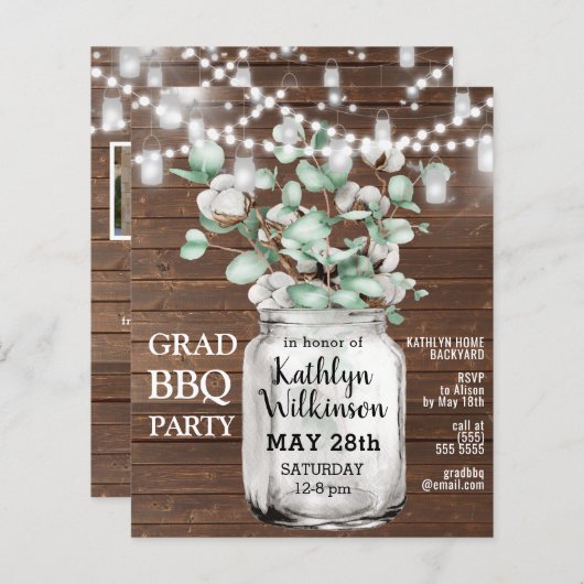 BUDGET Eukalyptus Greenery 3 Foto GRAD GRILLEN Ein (Vorne/Hinten)