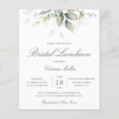 Budget Eukalyptus Greenery Bridal Luncheon (Vorderseite)