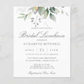 Budget Eukalyptus Greenery Bridal Luncheon (Vorderseite)