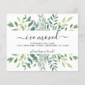 Budget Eukalyptus Greenery Ich habe die Ankündigun (Vorderseite)