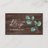 Budget Eukalyptus & Holz Grüne 2SM UAWG Begleitkarte (Vorderseite)