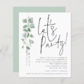 Budget Eukalyptus Lasse Party jedes Alter Party Ei (Vorne/Hinten)