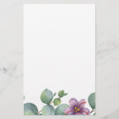 Budget Eukalyptus Verlasse Grünes Brautparty (Rückseite)