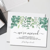 Budget Eukalyptus Wir haben die Ankündigungskarte 