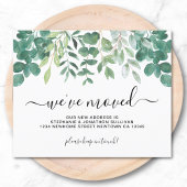 Budget Eukalyptus Wir haben die Ankündigungskarte 