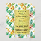 Budget Exotic Ananas Hibiskus Probe Abendessen (Vorne/Hinten)