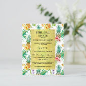 Budget Exotic Ananas Hibiskus Probe Abendessen (Stehend Vorderseite)