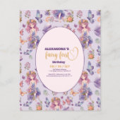 Budget Fairy First Enchanted Woodland 1. Geburtsta (Vorderseite)