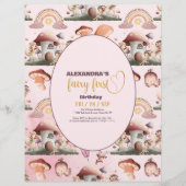 Budget Fairy First Girl's 1. Geburtstag Flyer (Vorne)