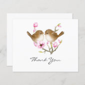 Budget Fairy Wren Bird Jeden Anlaß Danke Karte (Vorne/Hinten)