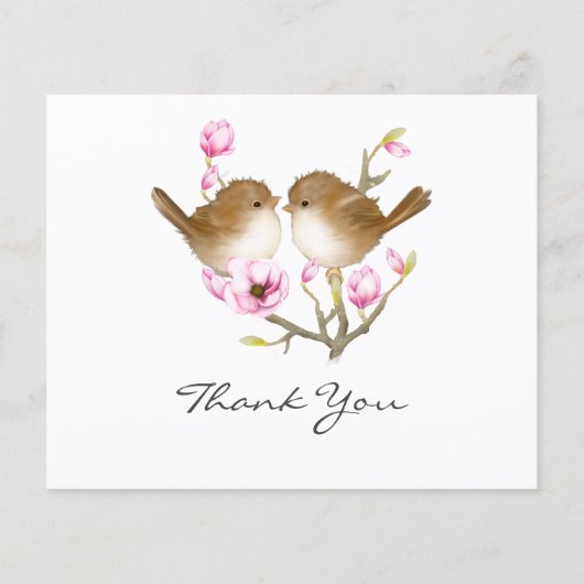 Budget Fairy Wren Bird Jeden Anlaß Danke Karte (Vorderseite)