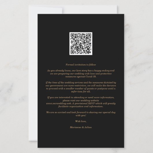 Budget Fake Golden Branches Fancy Calligraphy (Rückseite)