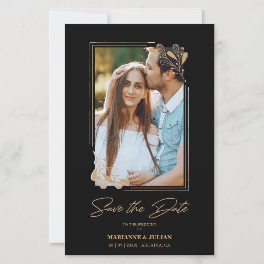 Budget Fake Golden Branches Fancy Calligraphy (Vorderseite)