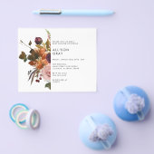 Budget Fall Baby Dusche Einladung Flyer (Einzeln)