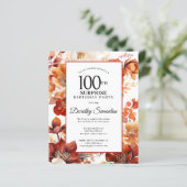 Budget Fall Blume 100. Überraschung Geburtstag Ein (Stehend Vorderseite)