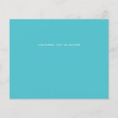 Budget Fall Erntedank Card Moderne Pumpkins (Rückseite)