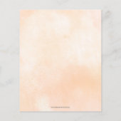 Budget Fall Floral Wedding Dress Brautparty (Rückseite)