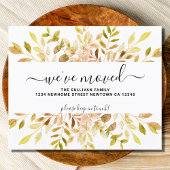 Budget Fall Foliage Announcement Card