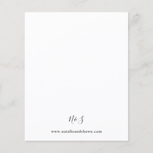 Budget Fall Sonnenblumen Hochzeit - Weiß (Rückseite)