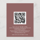 Budget Fall Trees Foto QR Mitglied uns Hochzeitsei (Rückseite)