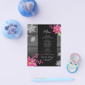 Budget Familien Weihnachtsmenü Flyer (Einzeln)