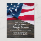Budget Family Wiedersehen America Flag Patriotisch (Vorderseite)