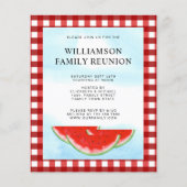 Budget Family Wiedersehen Kariert Watermelon Einla (Vorderseite)