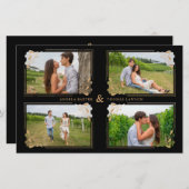 Budget Fancy Golden Minimalist Branches 4 Photos (Vorne/Hinten)