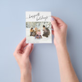 Budget Fappiest Holiday Modern Minimal 2022 Foto Flyer (Gruppe)