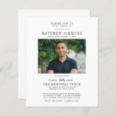 Budget Farewell Foto Beerdigungsdienst (Vorne/Hinten)