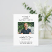 Budget Farewell Foto Beerdigungsdienst (Stehend Vorderseite)