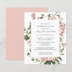 Budget Feier des Lebens Rosa Blumenladen