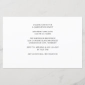 Budget Feiern wir den Abschluss eines Welpenstudiu (Rückseite)