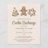 Budget Feiertage Weihnachtskochbörse Einladung (Vorderseite)