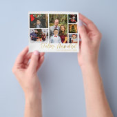 Budget Feliz Navidad Gold 6 Foto Flyer (Gruppe)