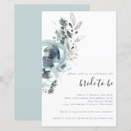 Budget Festival Florals Bridal Dusche Einladung
