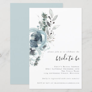 Budget Festival Florals Bridal Dusche Einladung