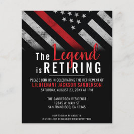 Budget Feuerwehrruhestand Feuerwehrmann Einladung