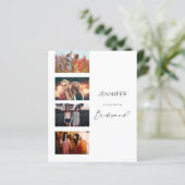 Budget Filmstrip Be My Bridesmaid Multi Foto Scri (Stehend Vorderseite)